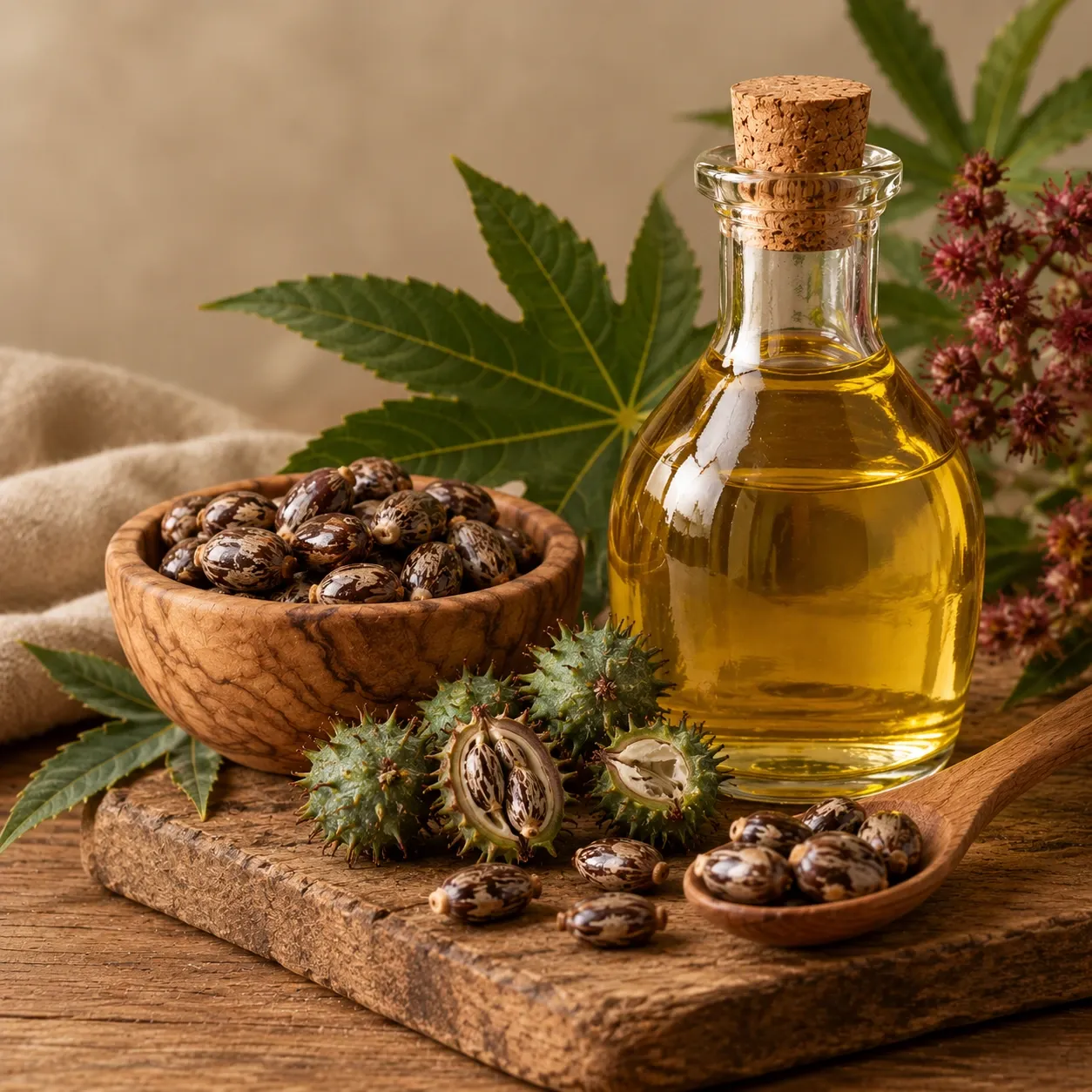 روغن کرچک — عکس ماده اولیه